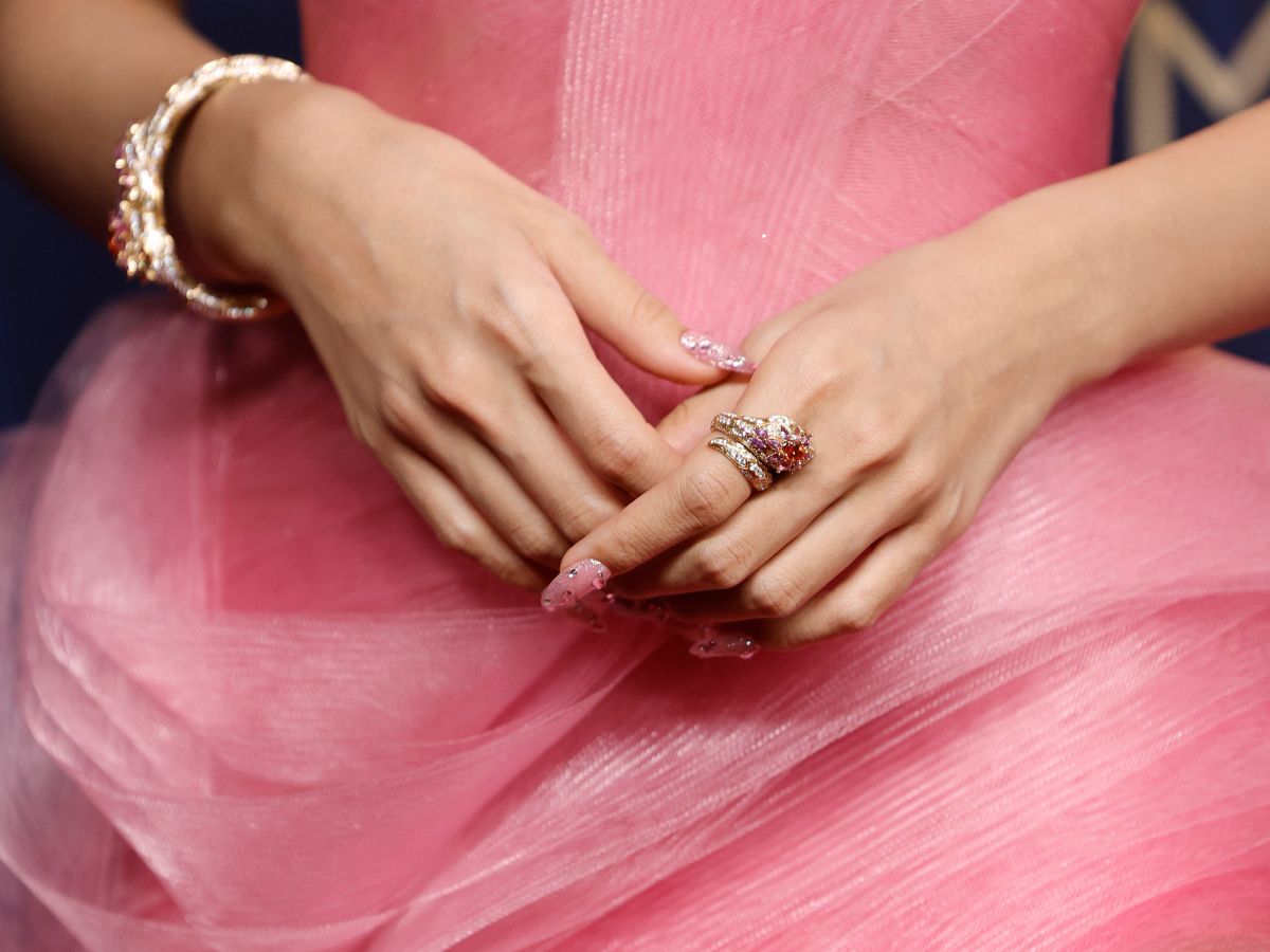French Rose manicure