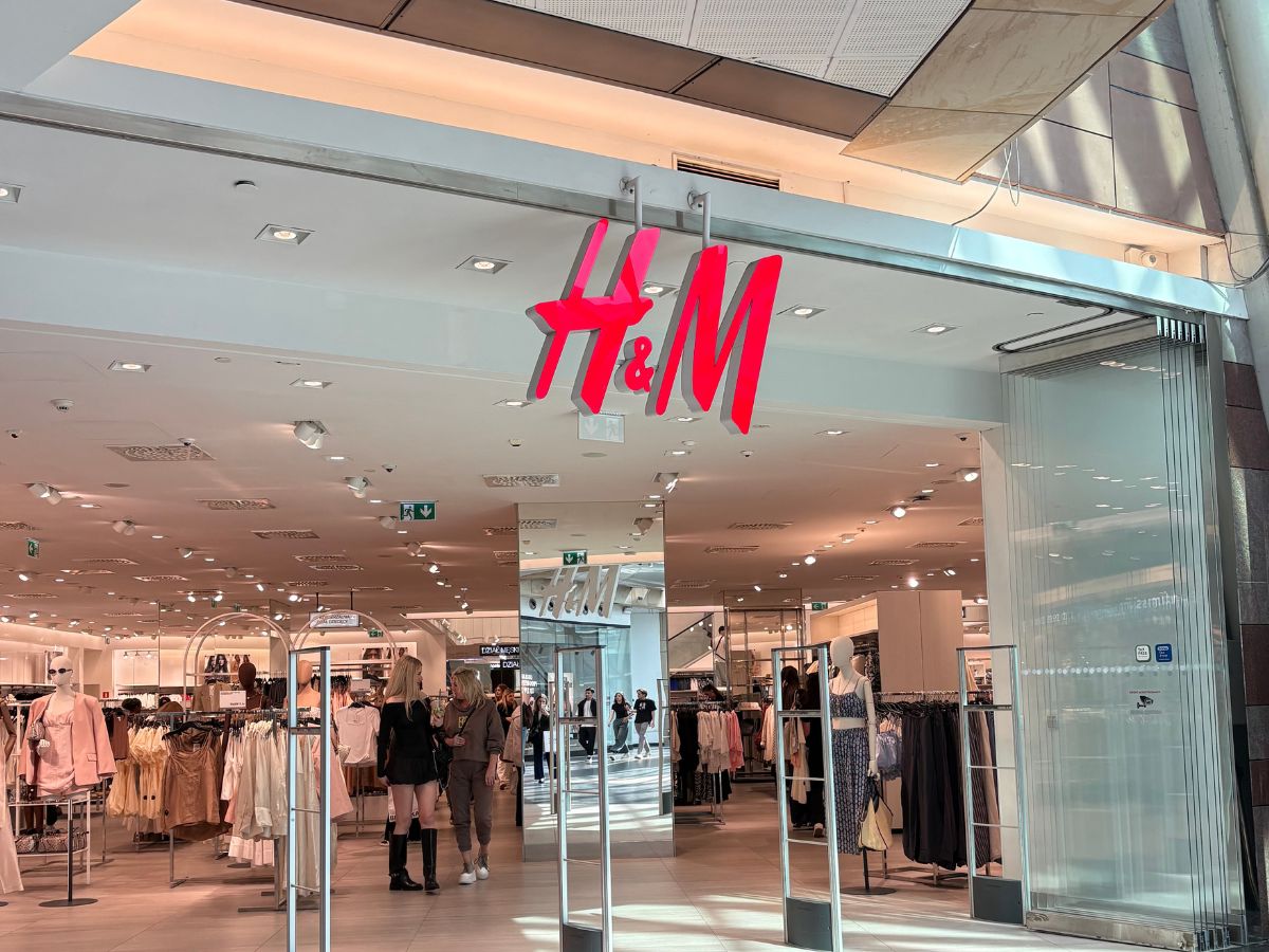 moherowy sweter bordowy z h&amp;M