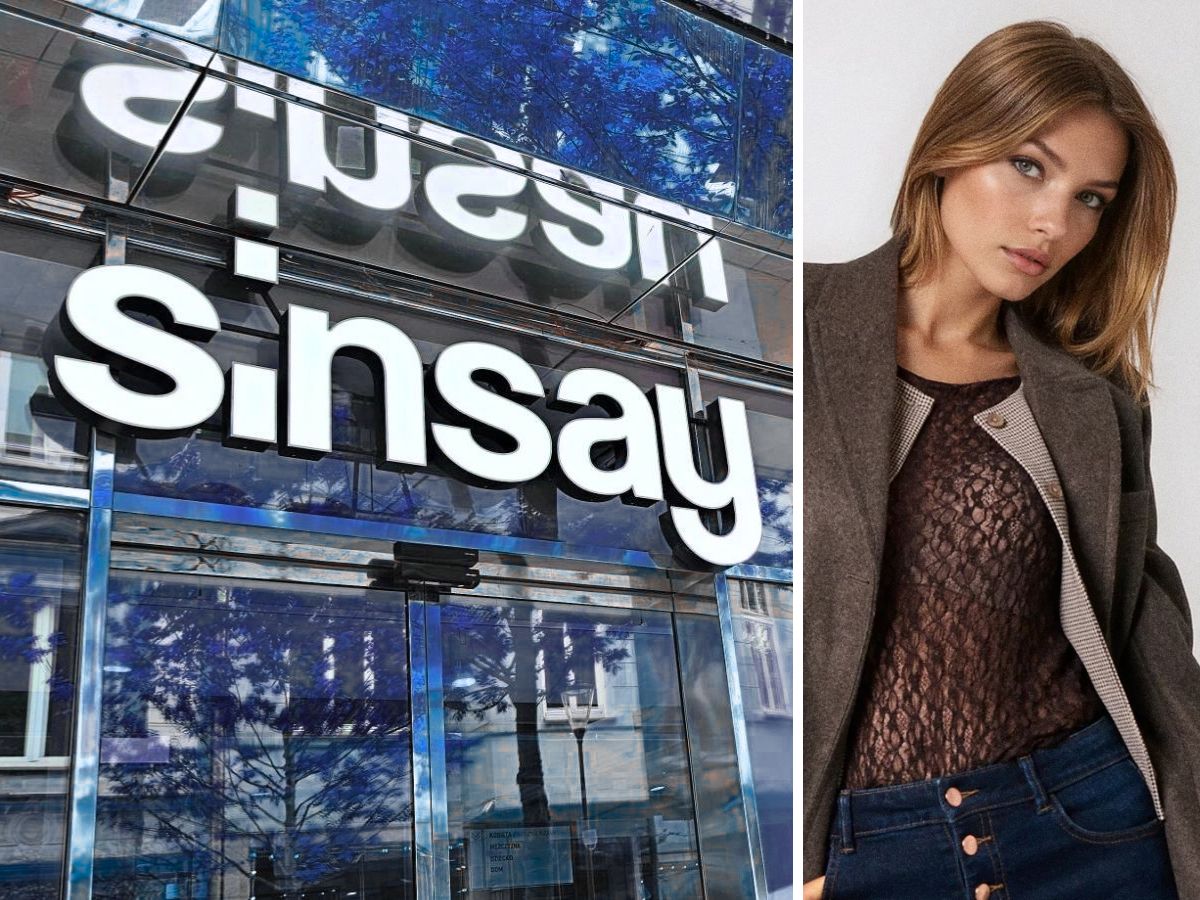 Jeansy w kolorze Royal Navy Blue z guzikami są teraz w Sinsay