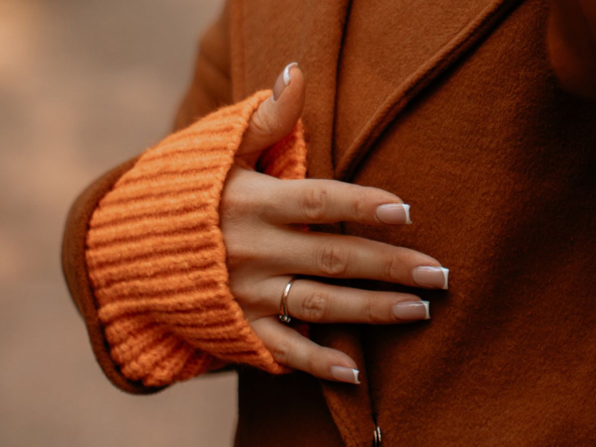 pumpkin spice nails