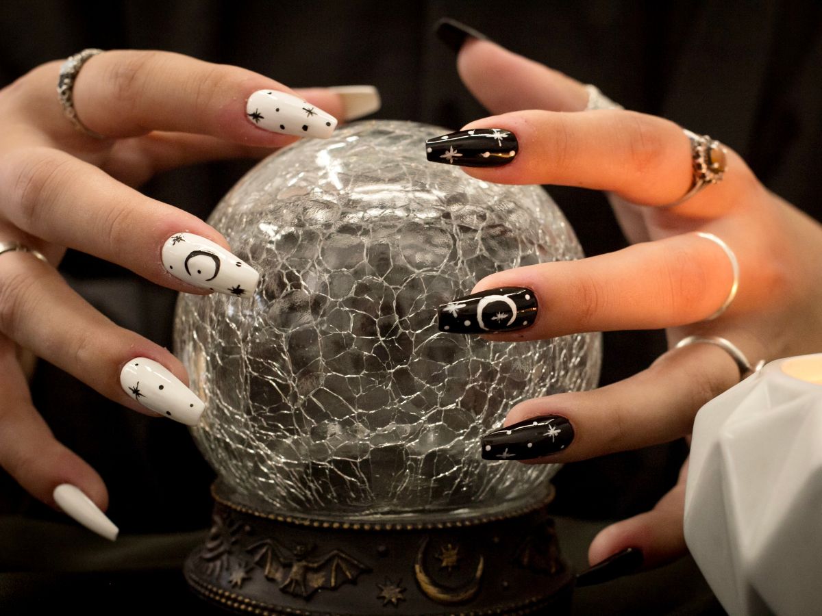 paznokcie na halloween