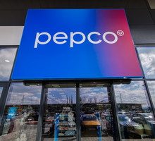 Welurowy komplet z Pepco