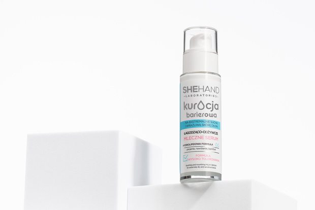 Łagodząco-odżywcze mleczne serum SHEHAND