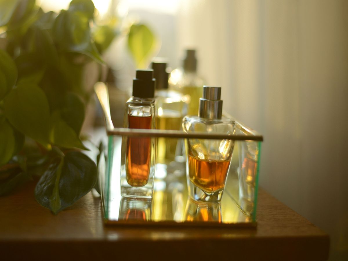 Lawendowe perfumy z piżmem