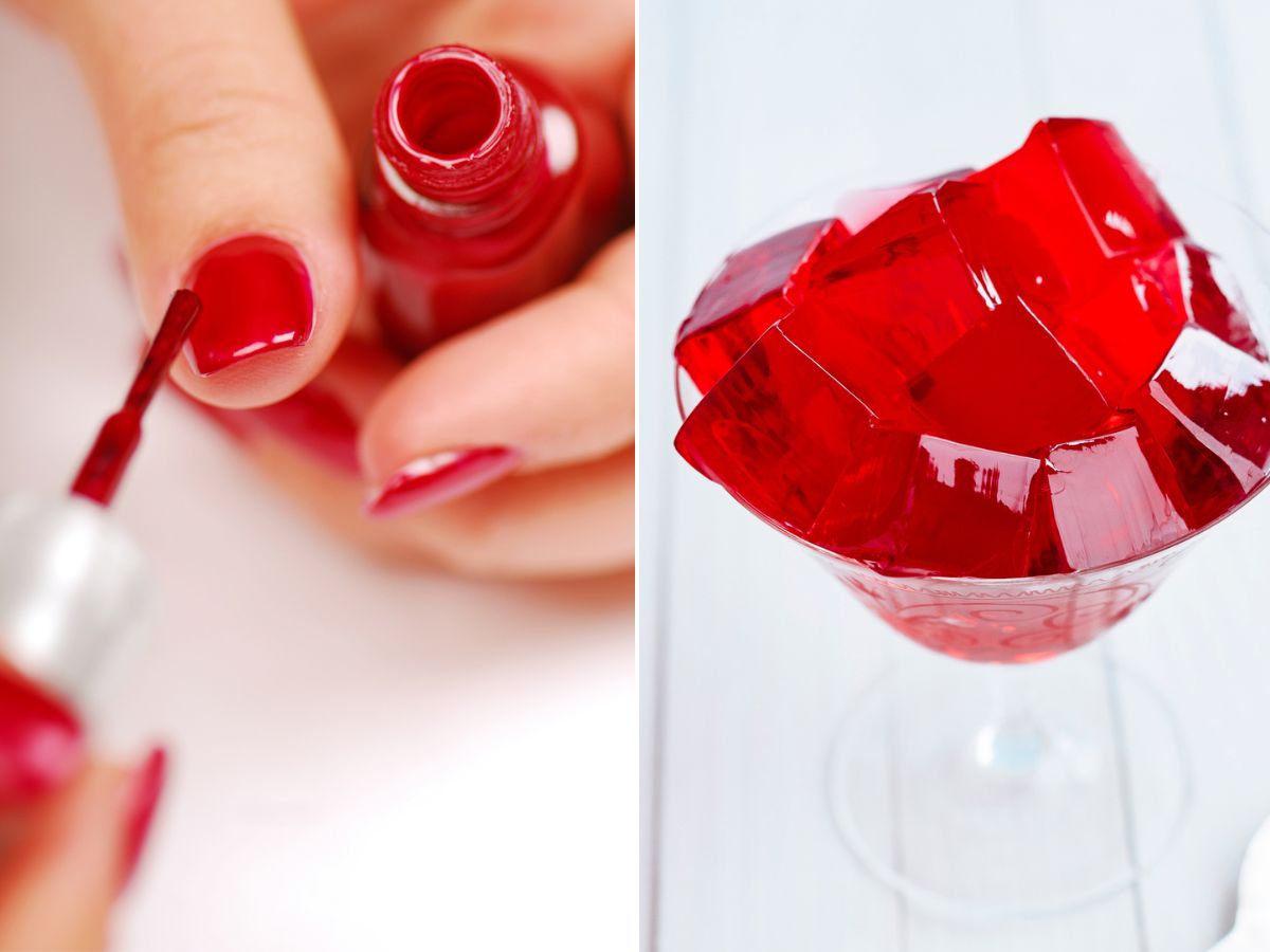 Stylizacja "jammy nails" wygląda jak galaretka