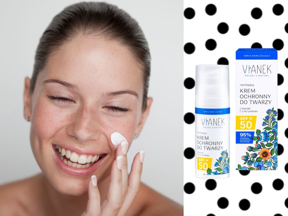 nawilżający krem ochronny z SPF 50 i pentawityną
