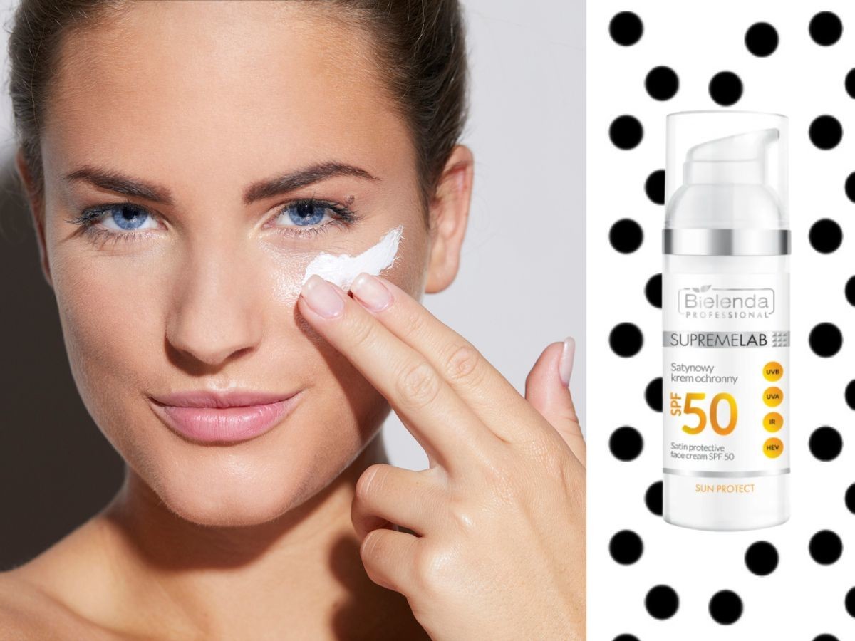 satynowy krem z SPF 50 i kwasem hialuronowym daje naturalny glow