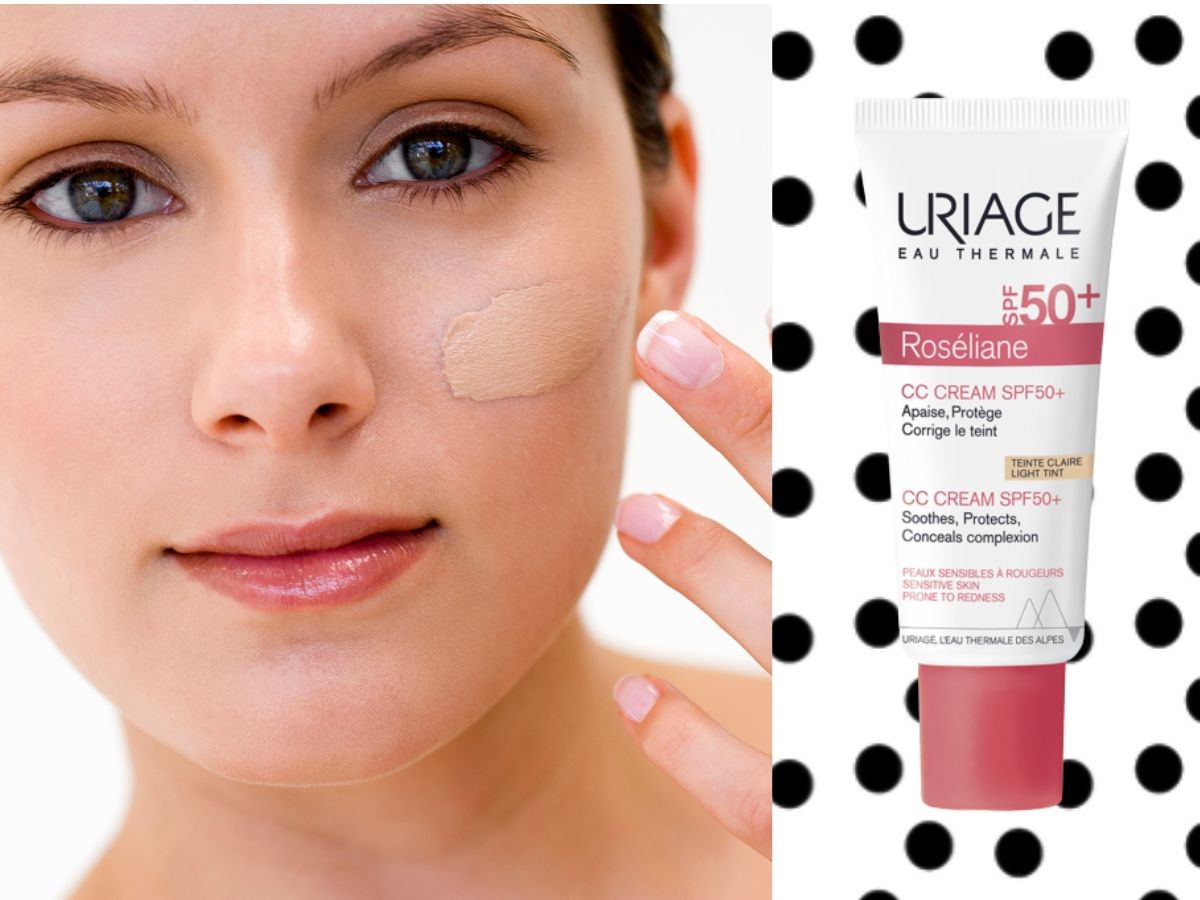 apteczny krem CC z algami i SPF 50 Uriage