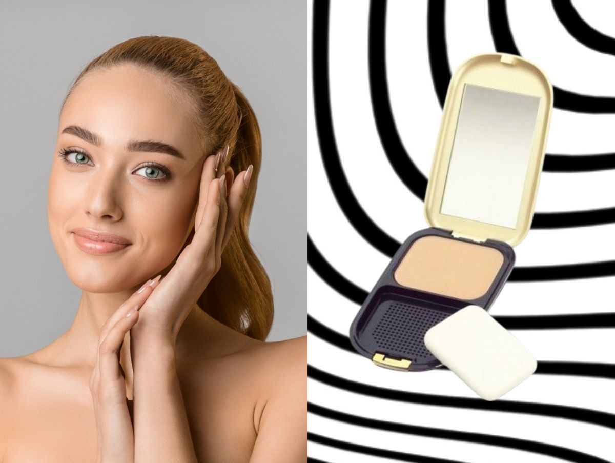 podkład w kompakcie Max Factor na promocji