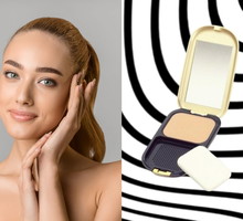 podkład w kompakcie Max Factor na promocji