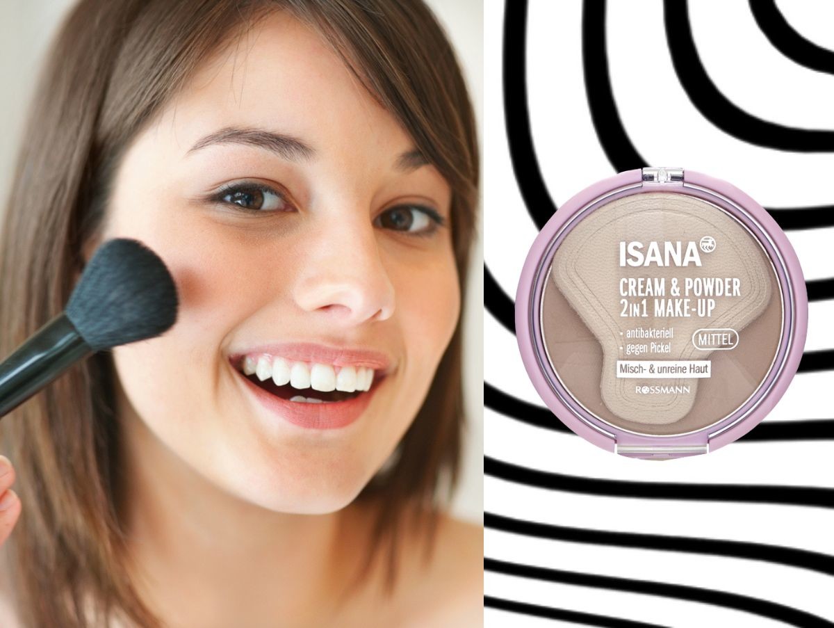 puder antybakteryjny 2w1 Isana