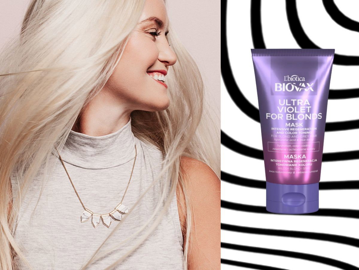 nowa maska tonująca do włosów blond