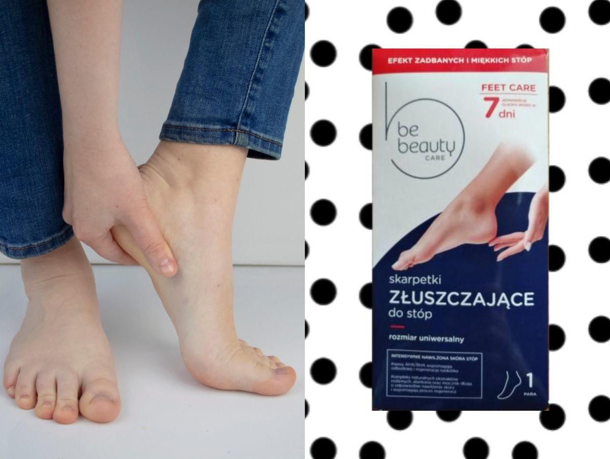 skarpetki złuszczające BeBeauty z Biedronki