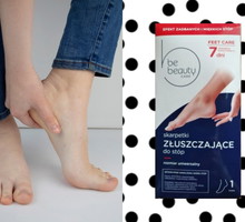 skarpetki złuszczające BeBeauty z Biedronki