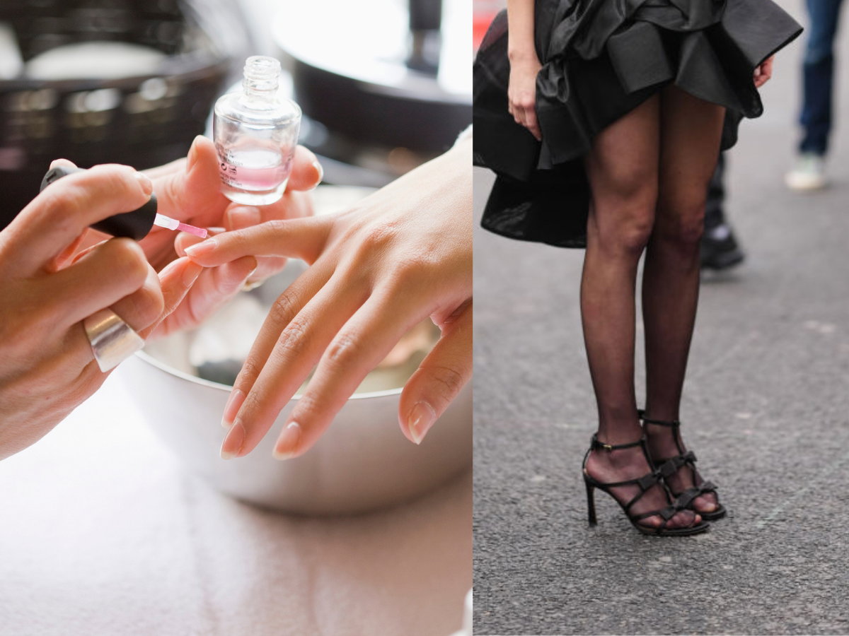 pończoszany manicure