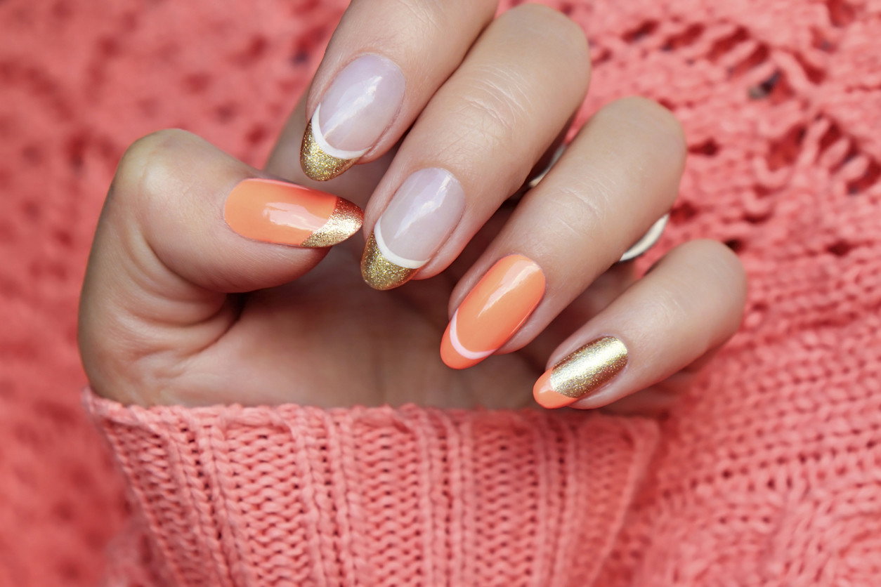 manicure double french