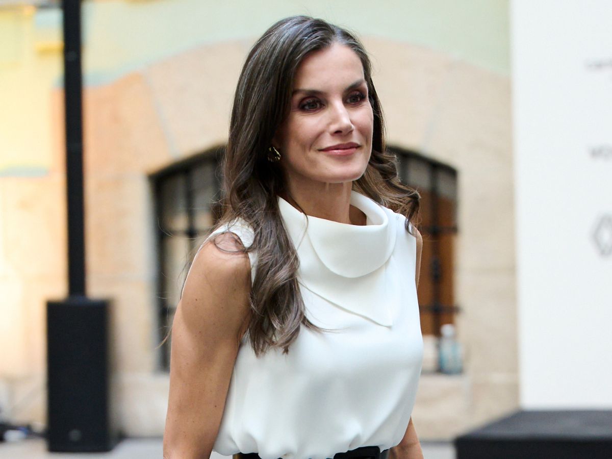 królowa letizia baleriny slingback