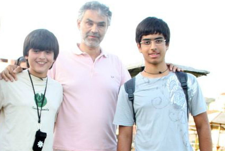Andrea Bocelli z synami
