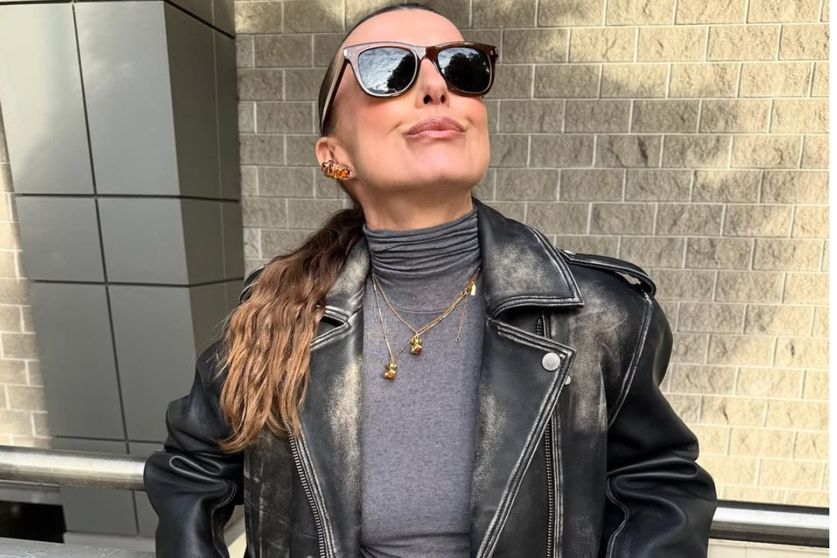 Kasia Sokołowska nosi modne spodnie na zimę 2025/2026
