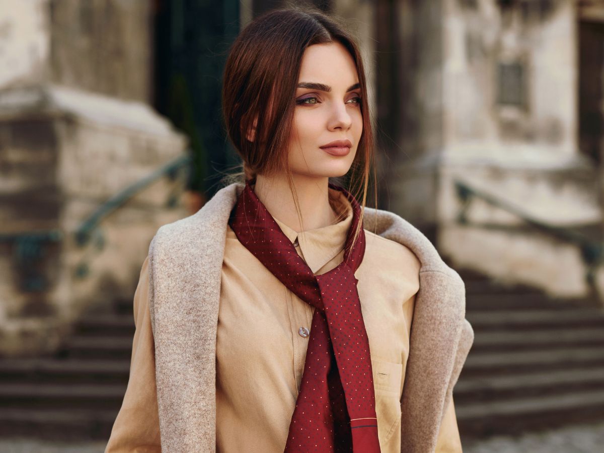Komplet dzianinowy: sweter + spodnie