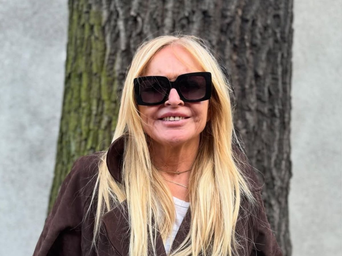 Monika Olejnik kożuch aviator