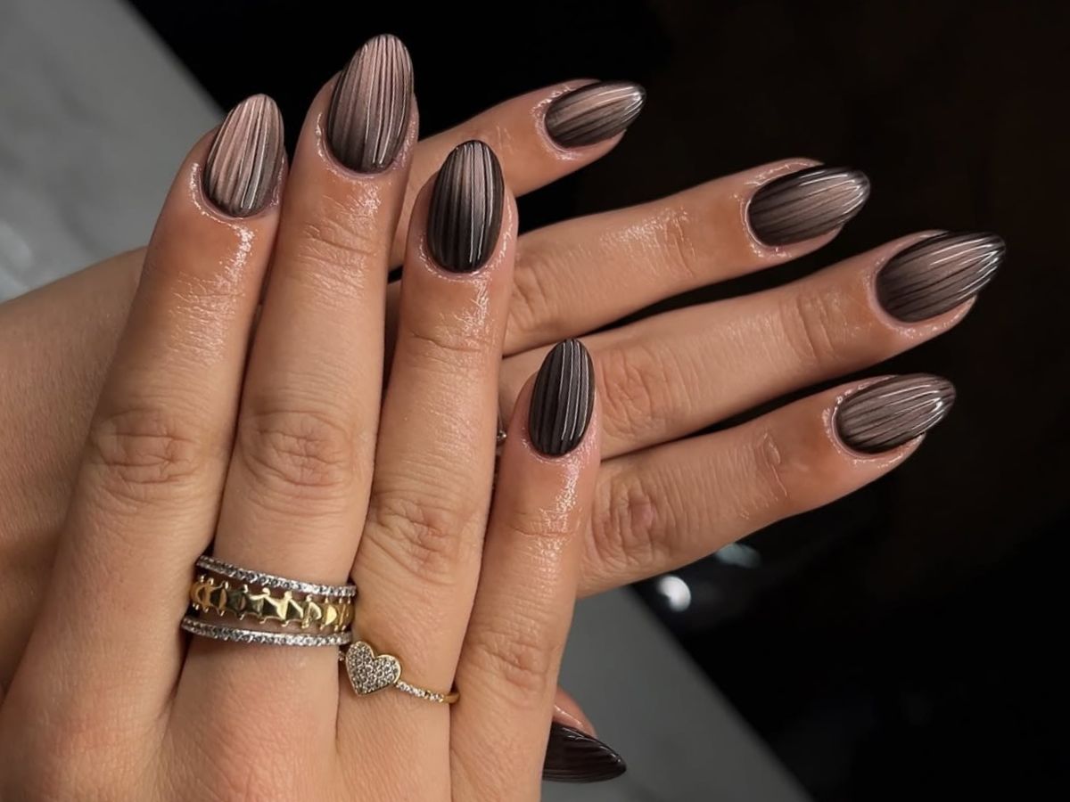 iced cofffee glass nails