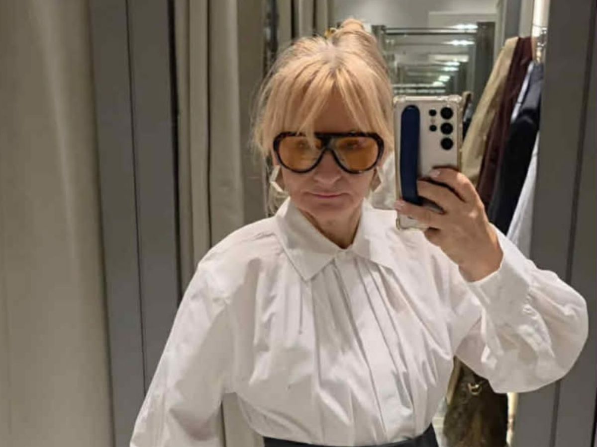 Szafiarka Dorka nosi model z Zary w stylu Hailey Bieber