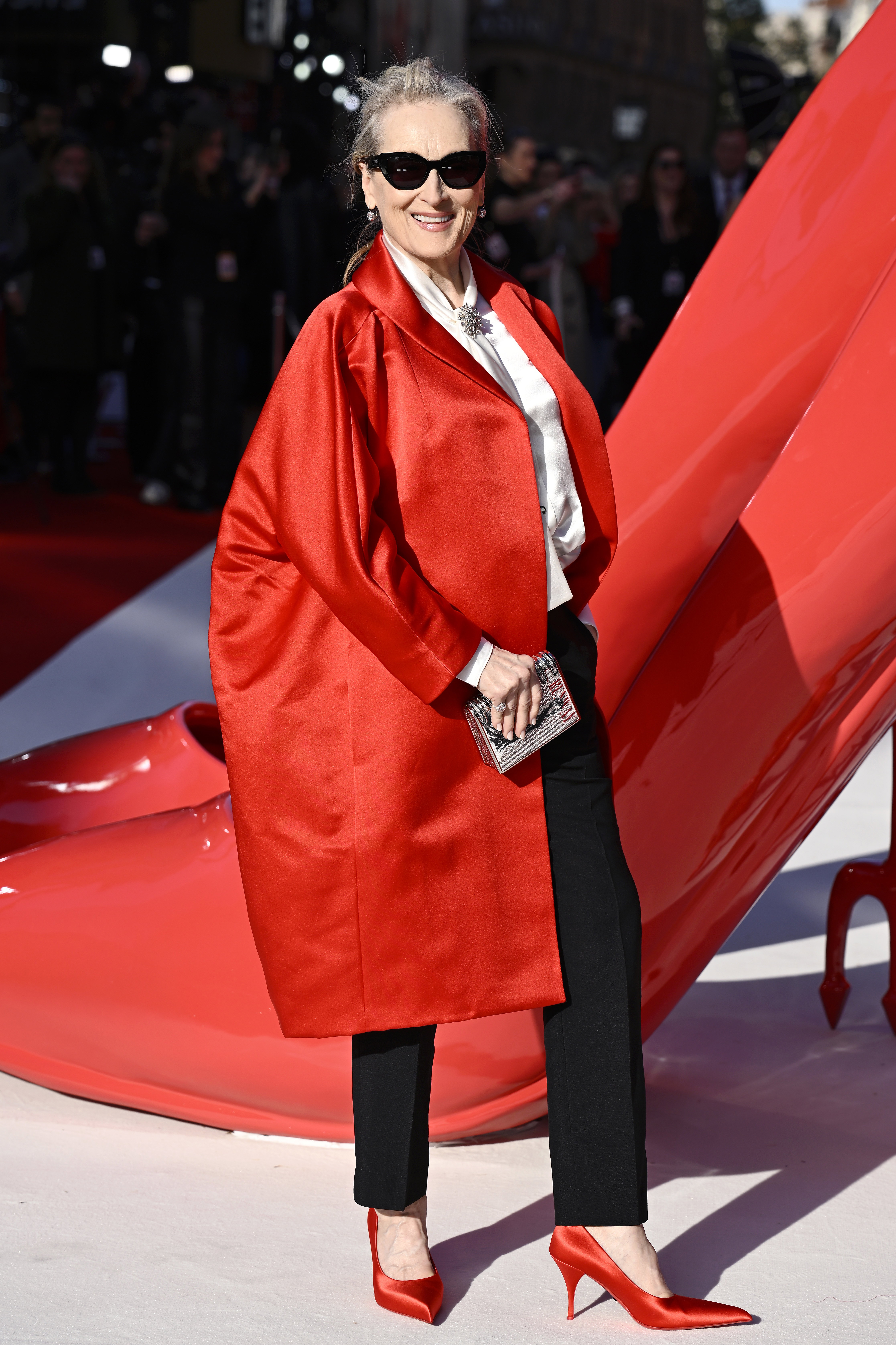 Meryl Streep w modnej marynarce