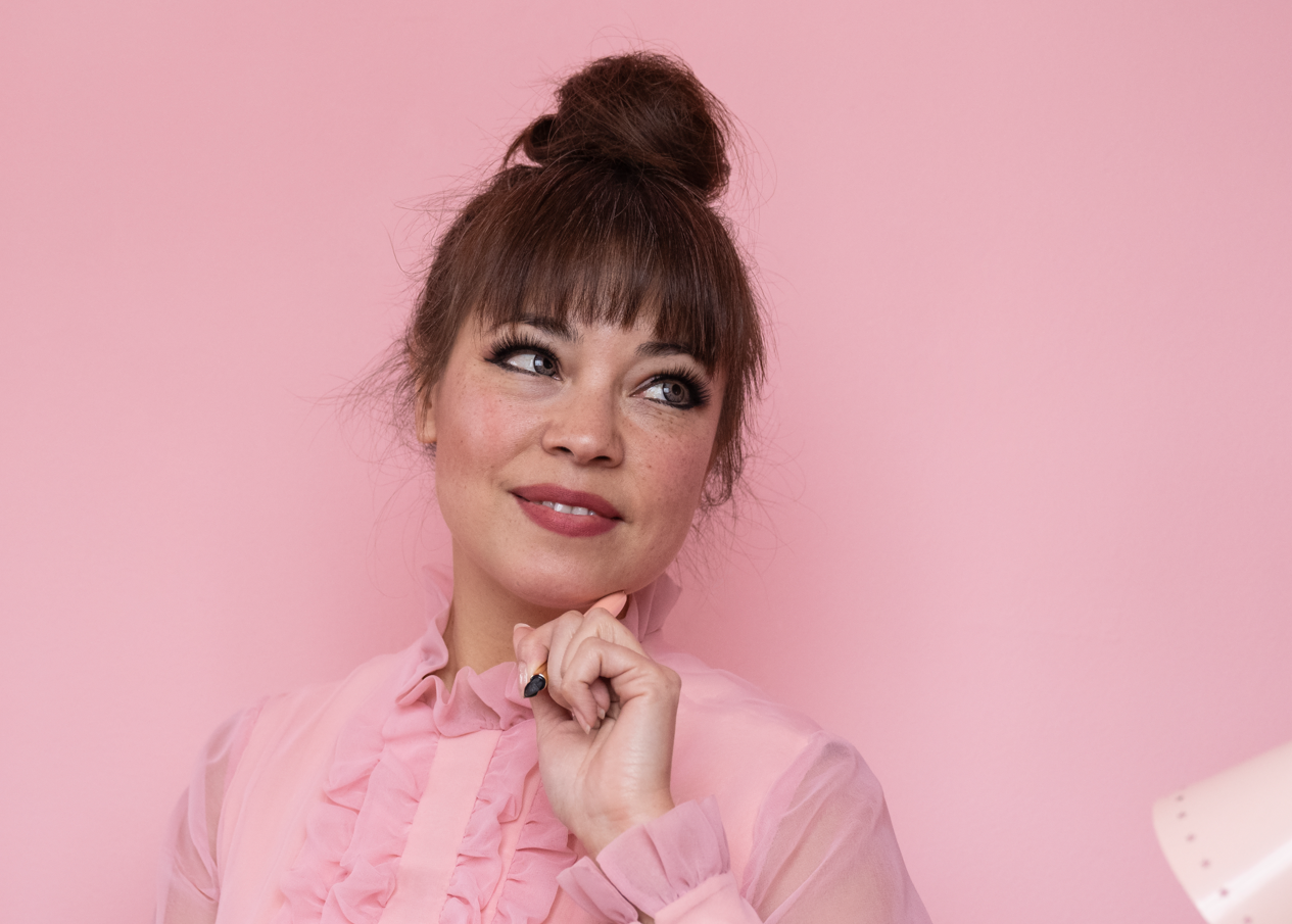 Muślinowej bluzki z Lidla za 3 dyszki nie powstydzi się żadna 60-stka! 100% bawełna i odmładzający kolor "baby pink