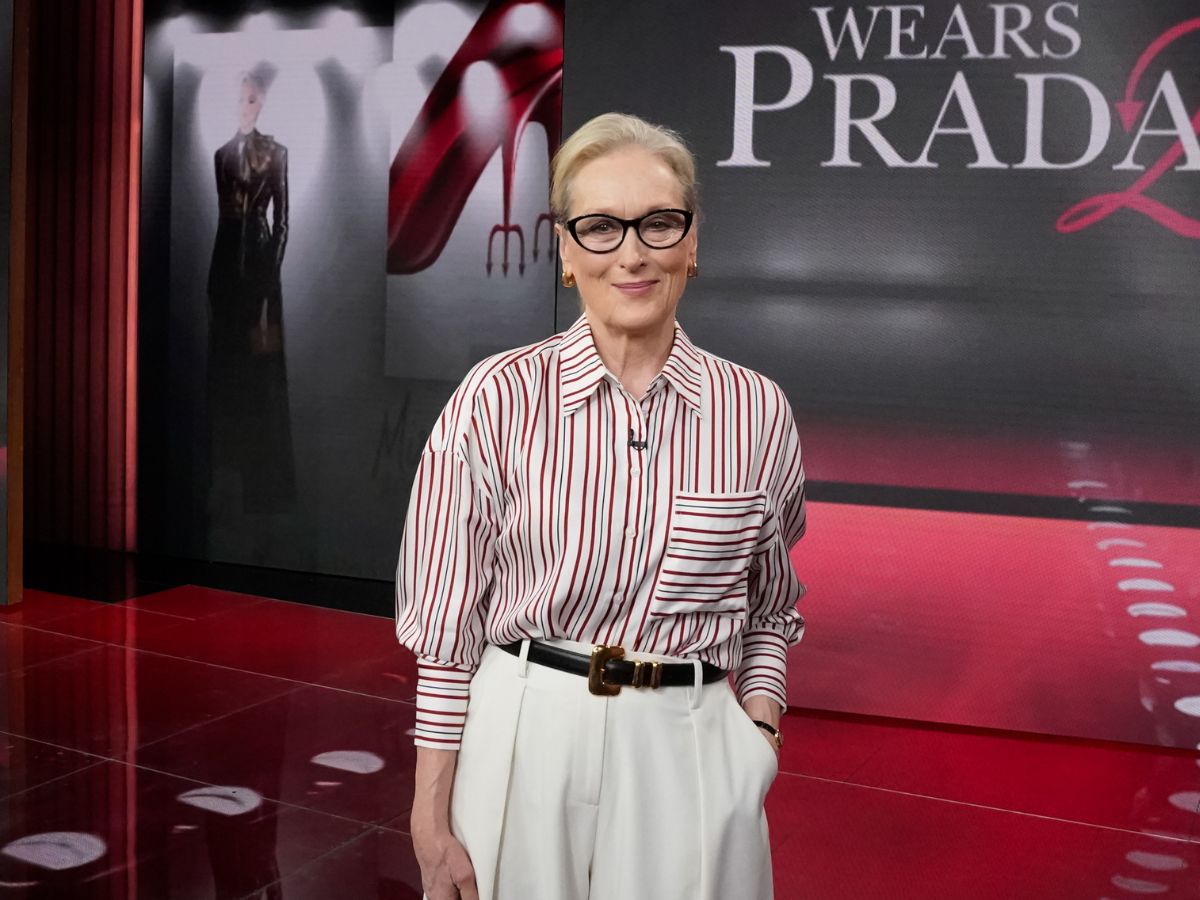 spodnie palazzo w stylu Meryl Streep
