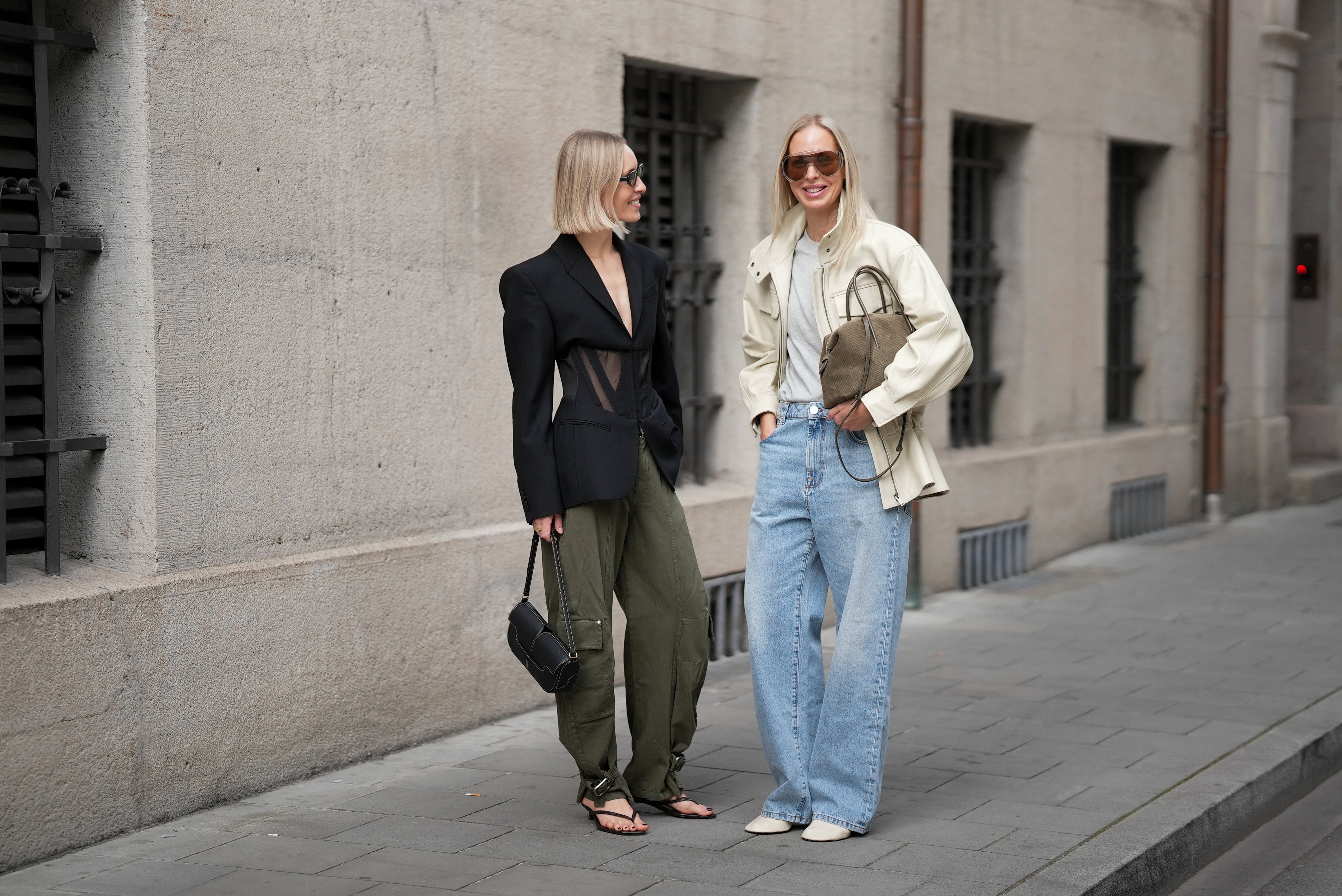 Stylizacja z marynarką w stylu Chloe