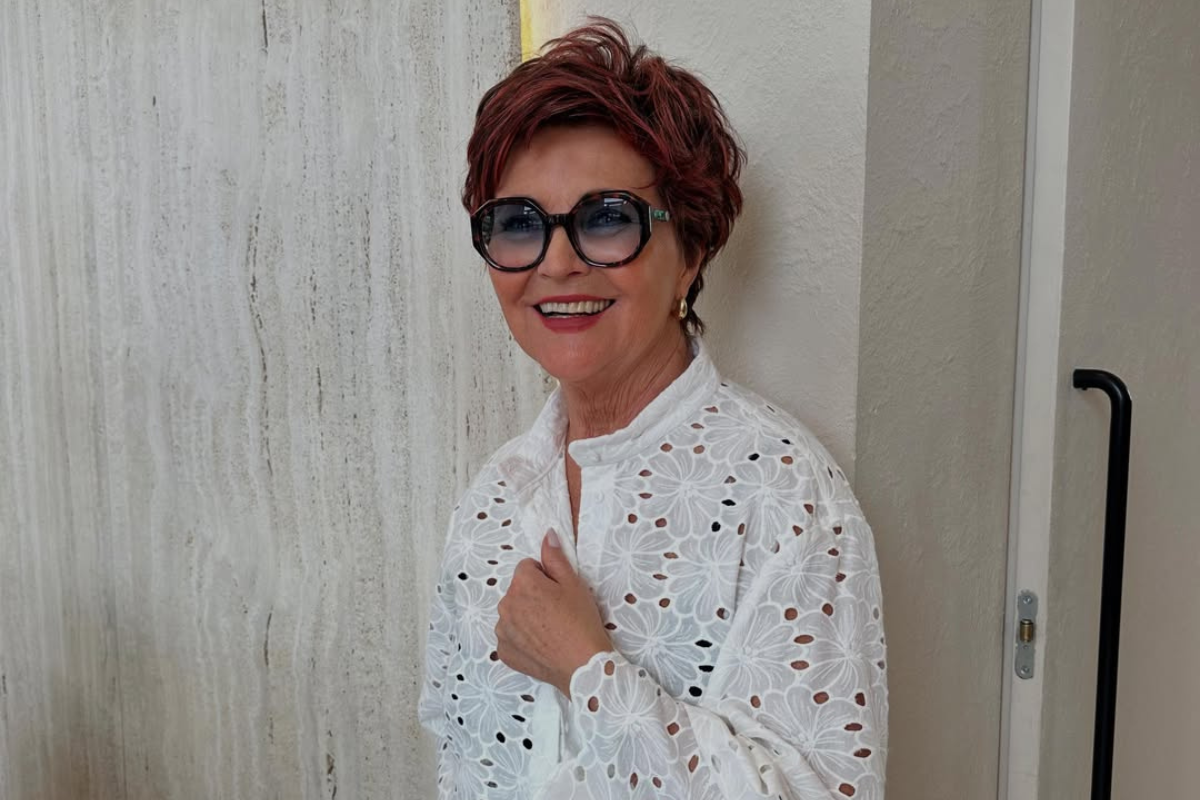 Jolanta Kwaśniewska w modnej stylizacji na lato
