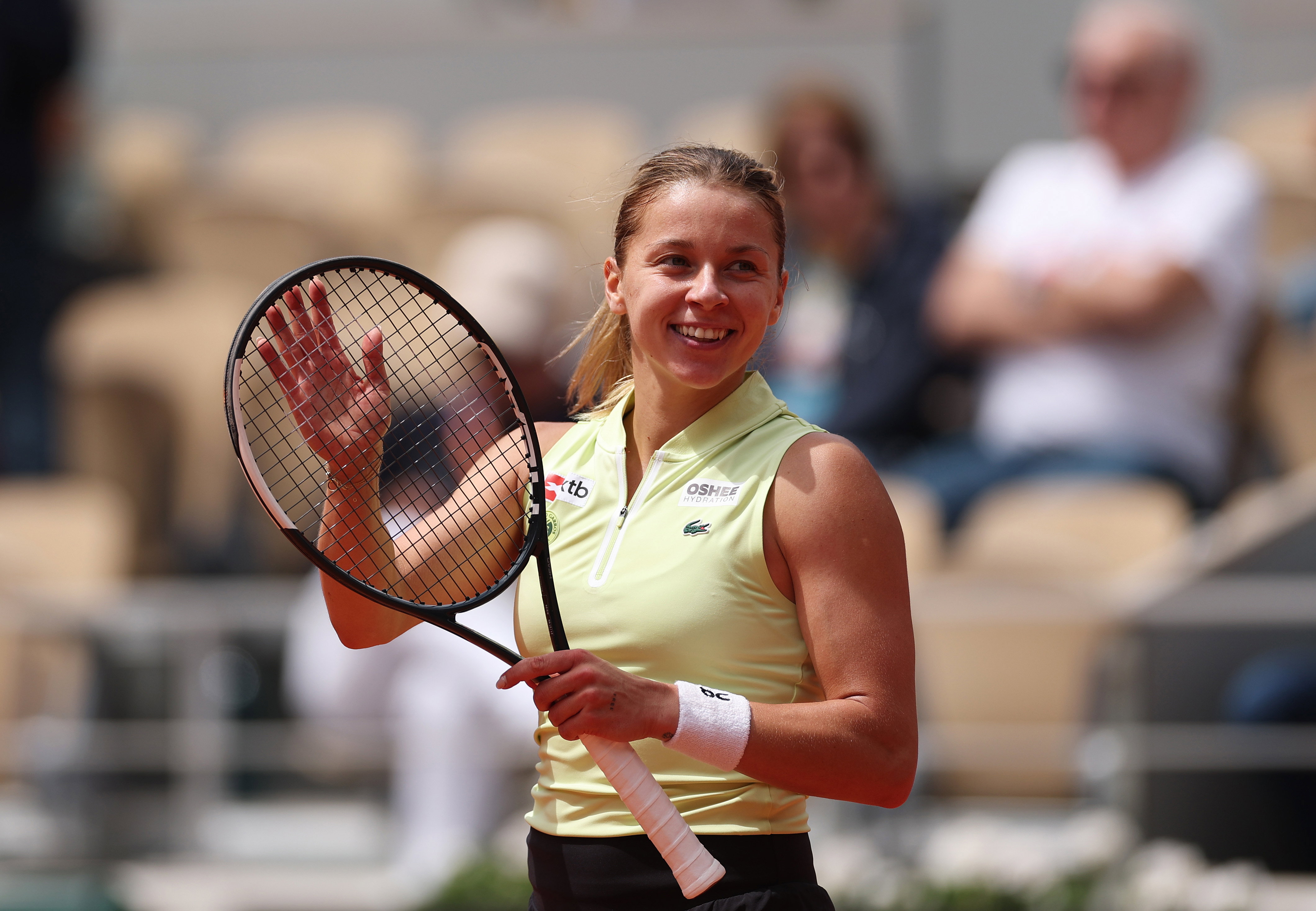 Maja Chwalińska w czasie French Open