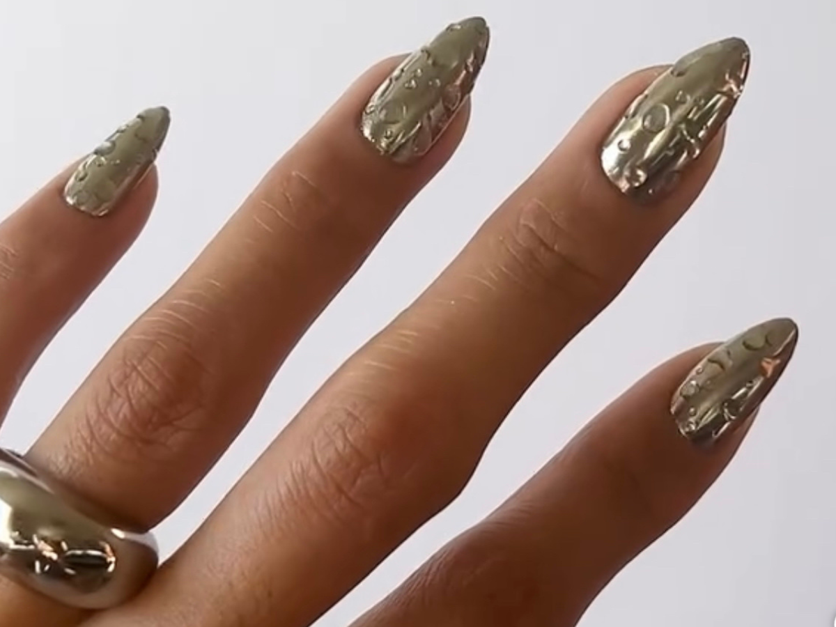 water drops nails