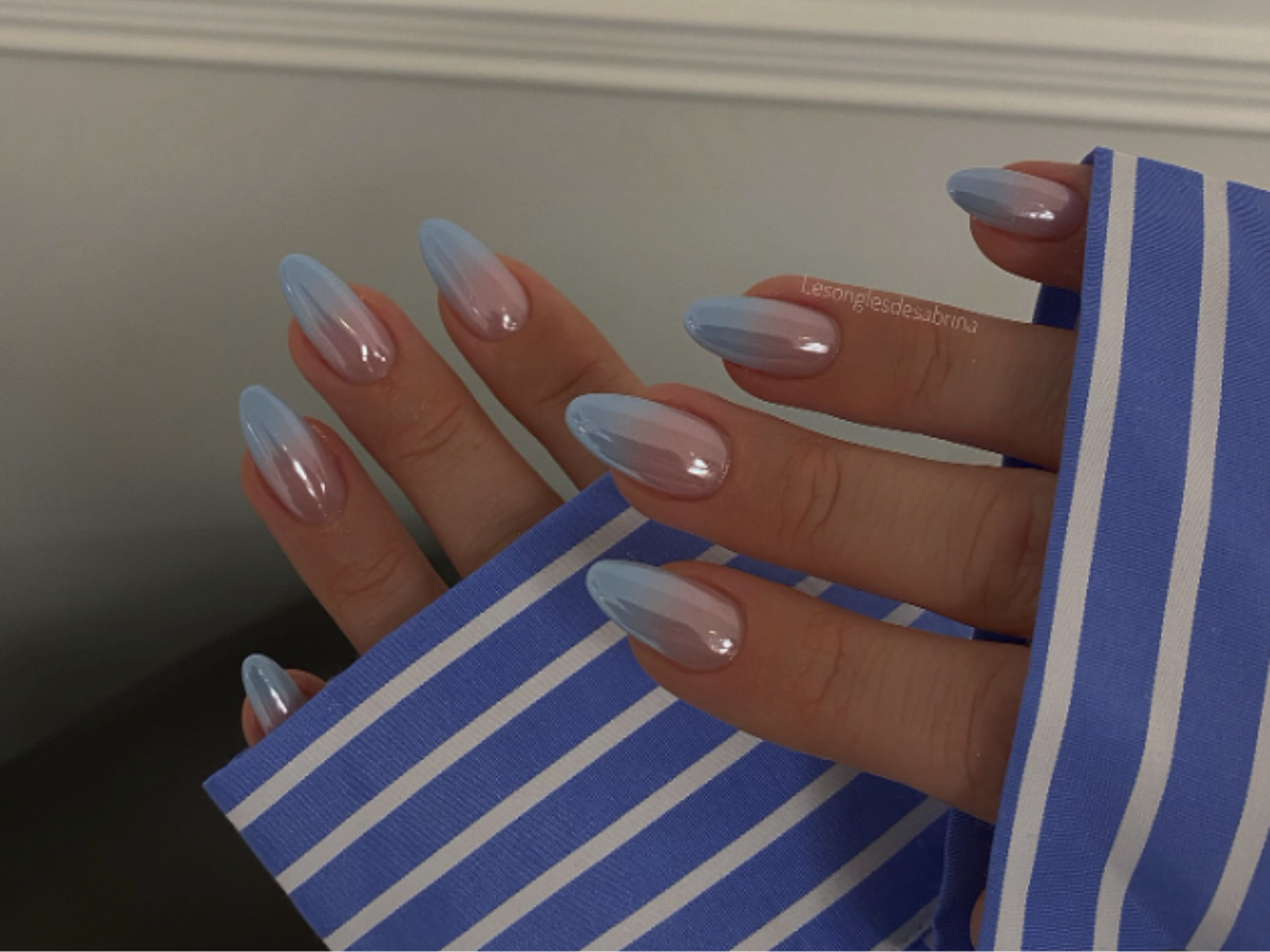 Aqua Glaze Nails