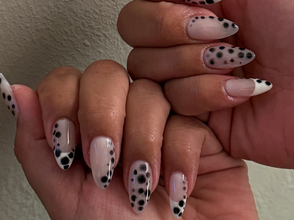 Quail egg nails