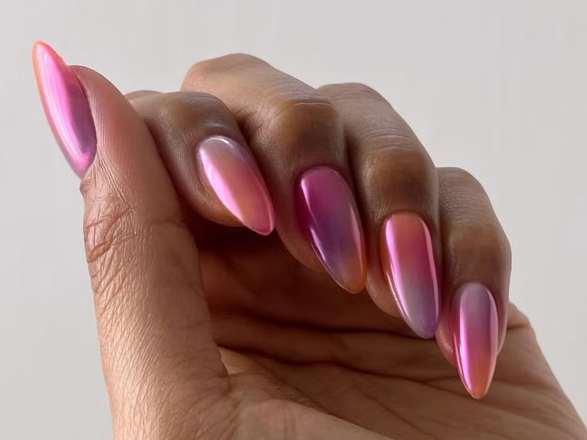 golden hour nails