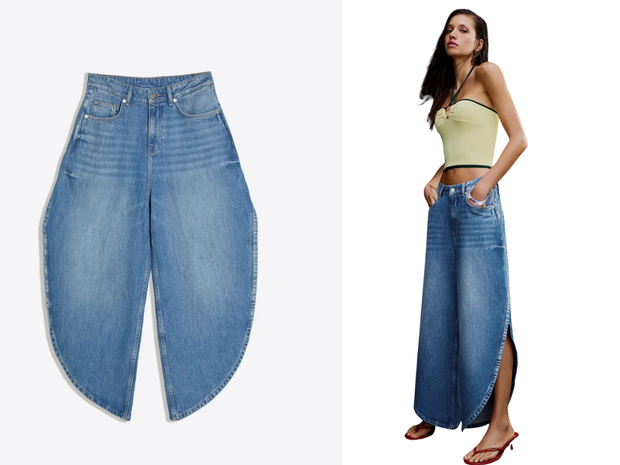 Barrel leg jeans Bershka