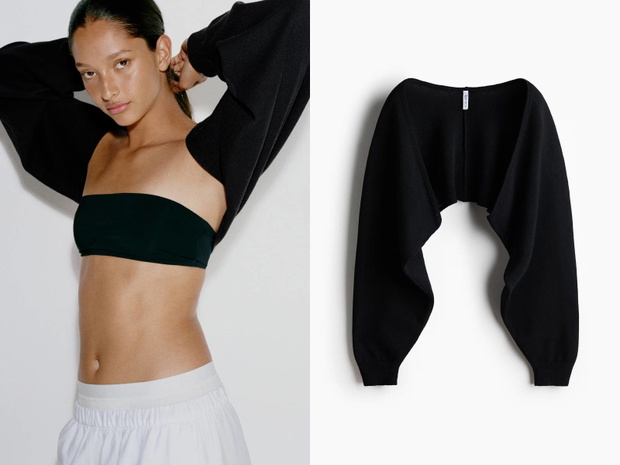 Dzianinowe bolerko z H&amp;M na lato