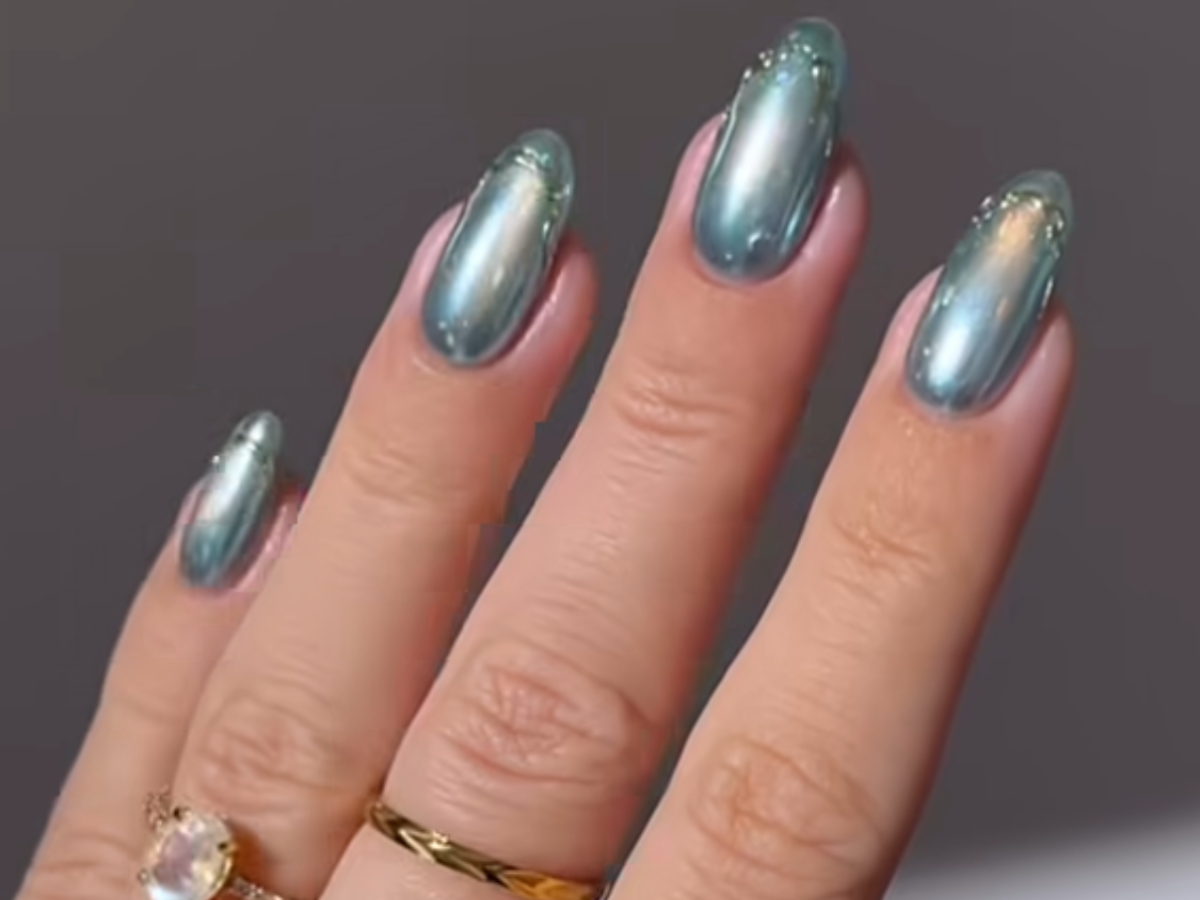 sea glass nails