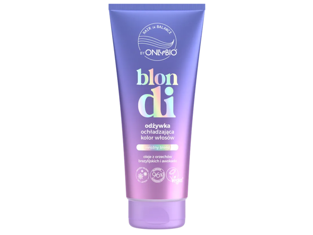 OnlyBio Hair in Balance, Blondi, Mroźny Blond, Odżywka ochładzająca kolor włosów