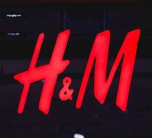 cynamonowy sweter z moherem z H&M