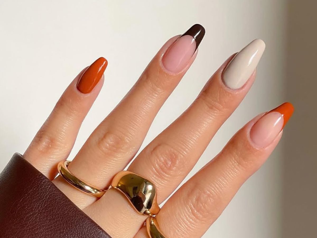 manicure pumpkin spice na jesień 2026