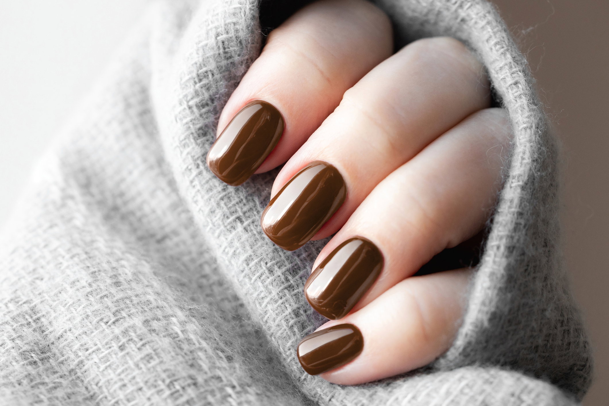chocolate glazed nails