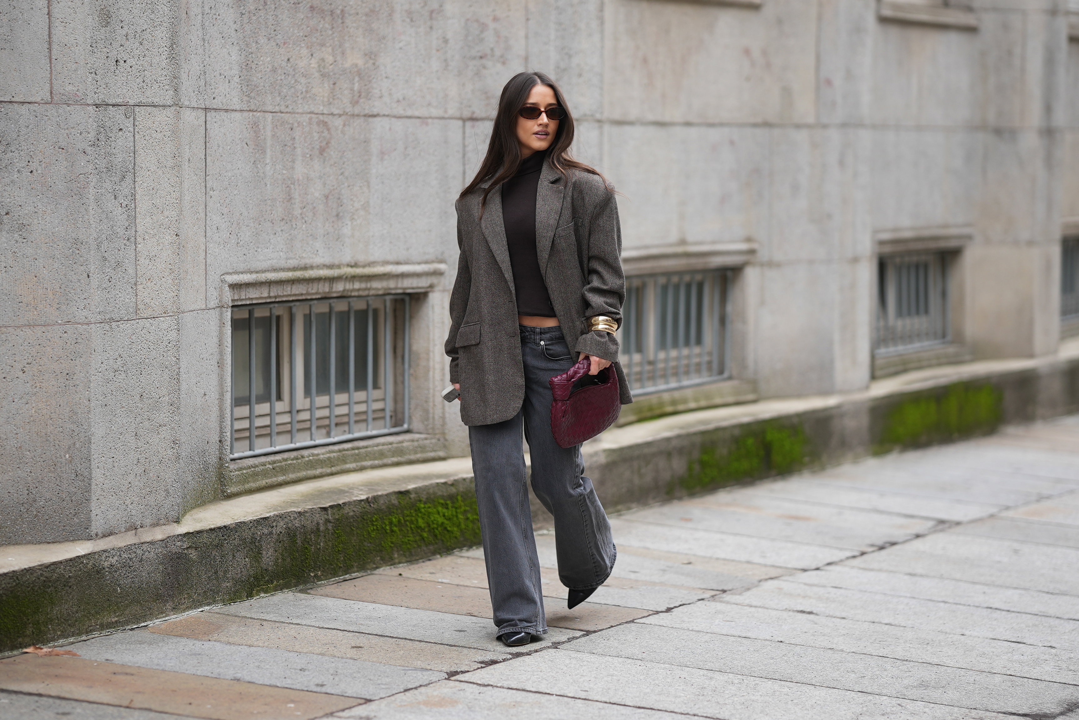 jeansy stony grey
