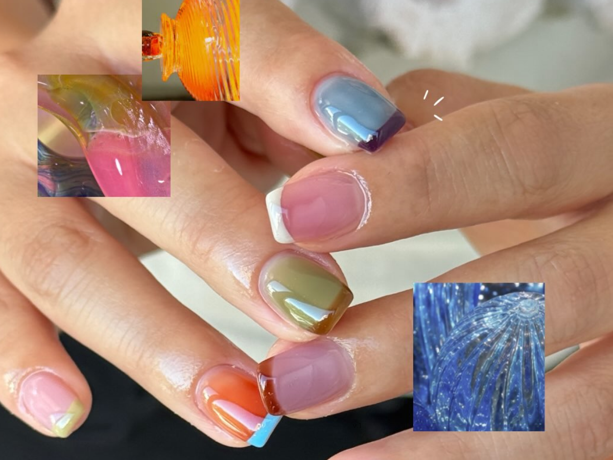 french glass nails
