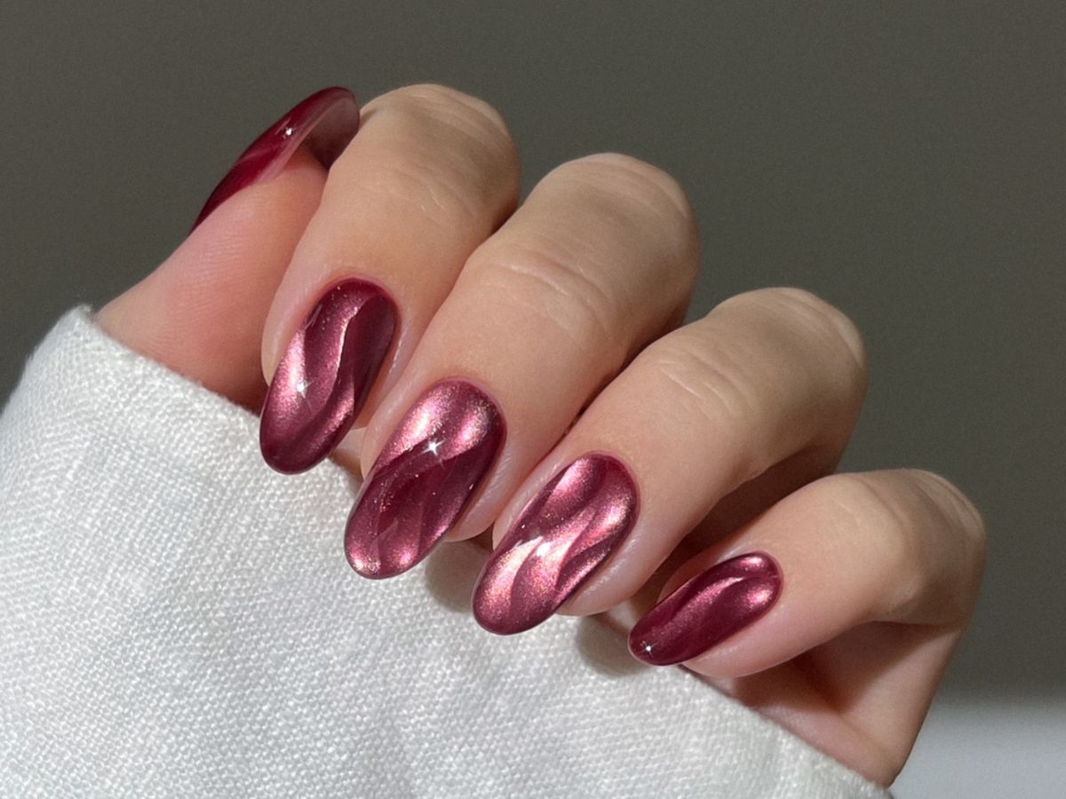 rodolitowy manicure