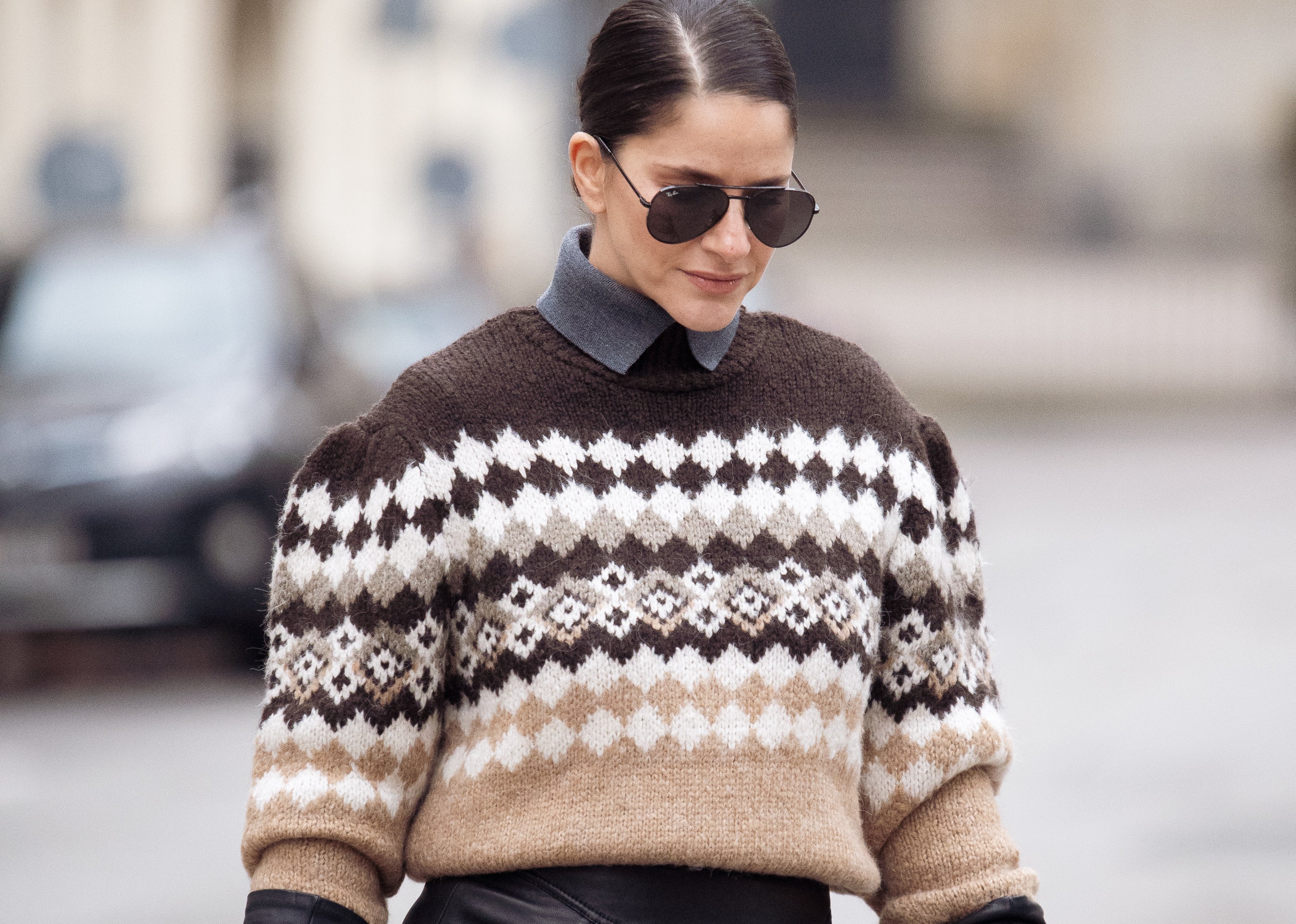 Sweter z Lidla w stylu skipstroyggja