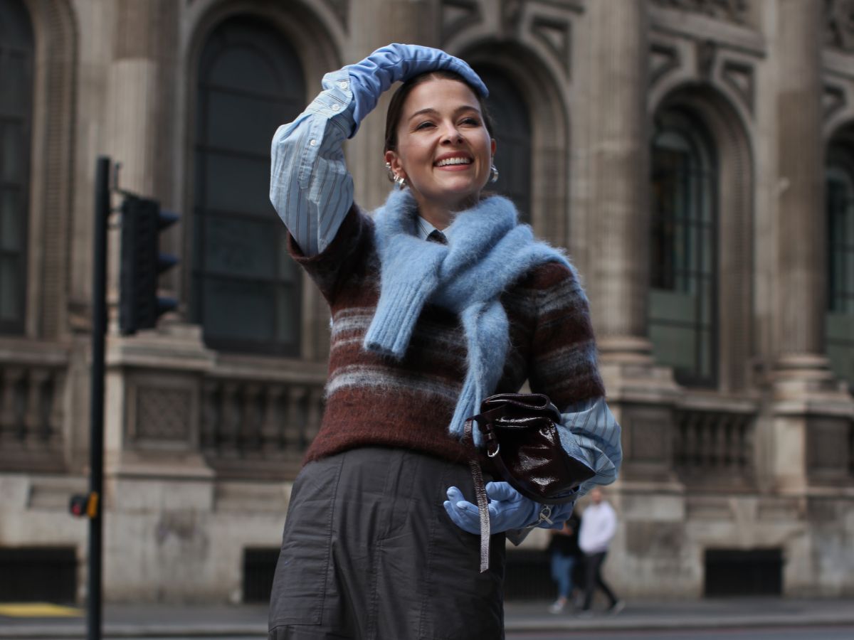 żakardowy sweter Fair Isle